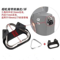 Vòng chuyển đổi dây đeo máy ảnh, dây đeo tay, dây đeo cổ tay, vòng tam giác tương thích với Sony/Fujifilm, bộ chuyển đổi dây đeo vai cho máy ảnh DSLR không gương lật