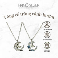 Vòng Cổ Bạc 925 Ánh Trăng Cánh Bướm Primo Silver Vũ Khúc Ánh Trăng - C13,C14,CC19