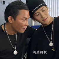 Vòng cổ bằng thép titan Taiga Wang Jiaer Ngôi sao Tony Ja Dây chuyền bùa hộ mệnh #项链250305#