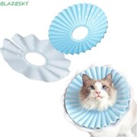 Vòng cổ BLAZESKY Cat Elizabeth, hai lớp có khóa Vòng tròn bảo vệ cổ EVA, Chất lượng cao Dễ đeo Bảo vệ Chống liếm Tay phục hồi vết thương cho mèo Neuter