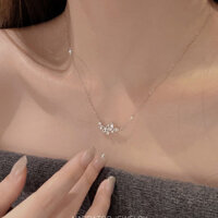 Vòng cổ bướm đôi bạc S925 Nữ thời trang nhẹ nhàng sang trọng Cảm giác cao cấp