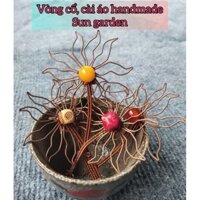 Vòng cổ, cài áo hoa hướng dương handmade