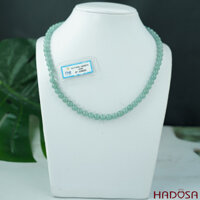 Vòng cổ Cẩm Thạch A Xanh Ngọc 6mm