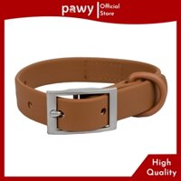 Vòng Cổ Cho Chó Pawy - Flexiwear - Màu Nâu - PVC Waterproof Dog Collar