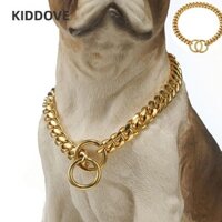 Vòng cổ chó KIDDDOVE Vòng cổ bằng thép không gỉ bền Mã hóa Vòng chó Dây xích Cuba
