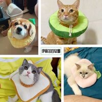 Vòng cổ chó mèo, vòng cổ mềm Elizabeth, vòng cổ xấu hổ chống liếm, vòng cổ khử trùng có thể điều ch
