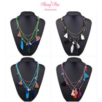 Vòng Cổ Cho Nữ - Dây Chuyền Boho Phong Cách Bohemian Độc Lạ Nhiều Màu Sắc