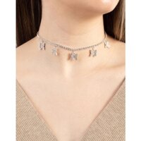 Vòng cổ choker Butterflies lấp lánh