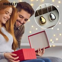 Vòng cổ chuỗi dài HABELYI, Mặt dây chuyền giọt nước Vòng cổ bình kim loại màu bạc, Quà tặng sáng tạo Hợp kim màu vàng Áo len dây chuyền vòng cổ dự tiệc