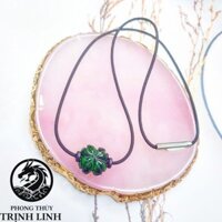 VÒNG CỔ CỎ 4 LÁ SƠN THỦY XANH LÁ DÂY CAO CẤP