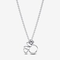 Vòng cổ Collier hình chuột Disney Minnie bạc 925