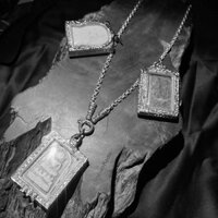 Vòng Cổ Đa Năng Dài Ngắn Retro Bạc Dây Chuyền Áo Len Dây Xích Thái Lan Bùa Hộ Mệnh Dây Xích Nam Nữ LZ26