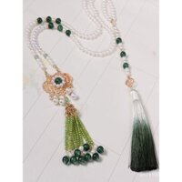 Vòng cổ dài mây tua rua mềm phong cách quốc gia, sườn xám, váy ngựa, trang phục nhà Đường, trang phục Hán phục, phụ kiện Cung Đình