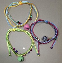 Vòng cổ đan tay chuông đẹp cho mèo