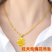 Vòng cổ dây chuyền nước vàng sa kim Việt Nam nữ trang sức mạ vàng Thái Lan lâu ngày không phai màu Vòng cổ người lớn Quà Tặng Mẹ // 1.11