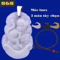 Vòng cổ dây dù đen tuổi Thân màu trắng VDUECTTKI7