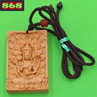 Vòng cổ dây dù Thiên thủ thiên nhãn gỗ ngọc am DMG13