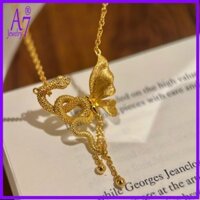 Vòng cổ đi kèm bướm hình con bướm rắn mạ vàng M4548