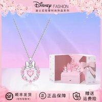 Vòng Cổ Disney Tình Yêu Vòng Hoa 2024 Phong Cách Mới Bạc 925 Ánh Sáng Sang Trọng Niche Cao Cấp Quà Tặng Giáng Sinh Cho Bạn Gái