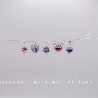 Vòng Cổ Flourite Mitgems ( Mặt dây  + Dây vòng cổ)