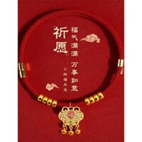 Vòng cổ khóa tuổi thọ cho mèo, chó, vòng cổ khóa vàng nhỏ, phụ kiện cổ cho chó con, vòng cổ, phụ kiện năm mới cho thú cưng