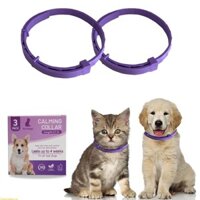 Vòng cổ làm dịu hiệu quả nhất cho chó cưng Mèo thư giãn Vòng cổ bình tĩnh Cat Pheromone Vòng cổ xoa dịu với vòng cổ dài 60 ngày La