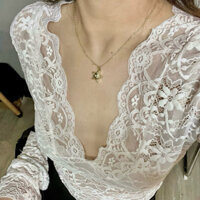 Vòng cổ mạ vàng không gỉ Ngôi sao may mắn