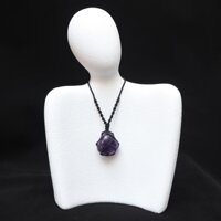 Vòng cổ macrame kết hợp đá Amethyst - MVC14Ame41