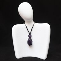 Vòng cổ macrame kết hợp đá Amethyst - MVC14Ame27