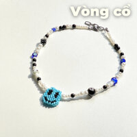 Vòng cổ Mặt cười Hạt cườm Unisex Nhiều màu Thời trang cá tính by Cho Vui Craft