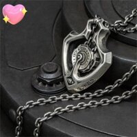 Vòng cổ mặt dây chuyền bánh răng xoay cơ khí, Bánh răng Steampunk, Vòng cổ mặt dây chuyền cơ khí, Quà tặng người yêu Unisex, Punk