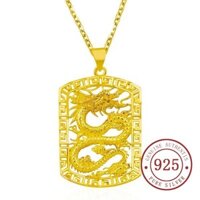 Vòng cổ mặt dây chuyền rồng nam độc đoán