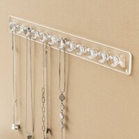 Vòng Cổ Móc Treo Acrylic Dây Chuyền Giá Đỡ Treo Tường Trang Sức Tổ Chức Treo Vòng Cổ Giá Đỡ Cho Dây Chuyền Vòng Tay Dây Xích