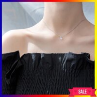 Vòng cổ nữ bạc đá nhân tạo siêu lấp lánh