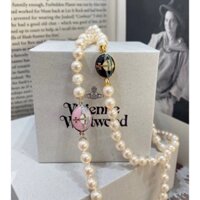 Vòng cổ Nữ Hoàng Mặt Thánh Giá Đính Ngọc Trai Phong Cách Retro Weiwei 'S An-Border Sold