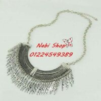 Vòng cổ nữ kiểu dáng trung cổ, tua rua độc đáo