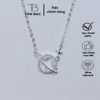vòng cổ nữ trăng sao , bạc ta nguyên chất , dày dặn , chắc chắn