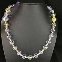 Vòng cổ pha lê Swarovski đa cạnh nhuyễn 8ly