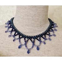 Vòng cổ pha lê Swarovski dành cho dạ hội tiệc cưới