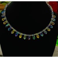 Vòng cổ pha lê Swarovski giọt nước