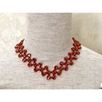 Vòng cổ pha lê Swarovski kiểu trái tim