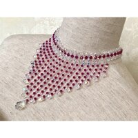 Vòng cổ pha lê Swarovski kiểu Phượng Hoàng