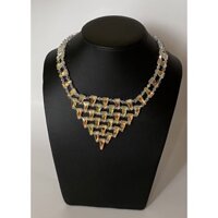 Vòng cổ pha lê Swarovski sang trọng siêu bắt sáng