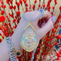 Vòng cổ pha lê Ý Vòi đơn giản Dây chuyền bùa hộ mệnh Thái Lan cao cấp độc đáo20250221Ee