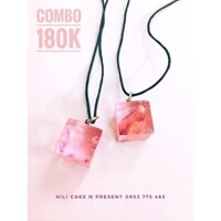 vòng cổ resin cẩm tú cầu