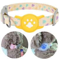 Vòng Cổ Thú Cưng Cho Airtag Dễ Thương Chống Mất Chó Mèo Cổ Có Thể Điều Chỉnh Nylon Vòng Cổ Thú Cưng Cho Chó Nhỏ