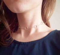 Vòng cổ titan bó sát cổ - Mẫu 1