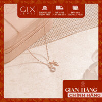 Vòng cổ vàng tây nữ 18k hình chú thỏ và củ cà rốt dễ thương cute Gix Jewel