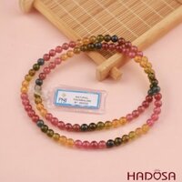 Vòng cuốn Tourmaline Hồng Lục Bảo 6mm chuẩn 7A