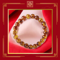 Vòng đá hổ phách Nguyệt An